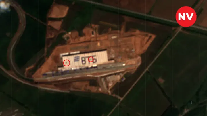 Damaged Shahed storage terminal in Kzyl-Yul, Republic of Tatarstan, August 2025. (Source: NV)