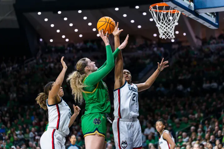 The Ukrainian basketball player Kateryna (Kate) Koval. (Source: fightingirish) The Ukrainian basketball player Kateryna (Kate) Koval. (Source: fightingirish)