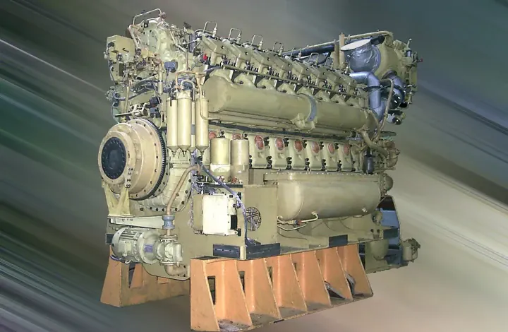 D42 family diesel engine used in Soviet-designed submarines. (Source: Defense Express) D42 family diesel engine used in Soviet-designed submarines. (Source: Defense Express)