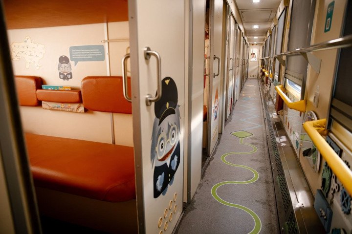 Nuevo cochecito especialmente diseñado para niños y sus familias (Fuente: Ukrzaliznytsia)