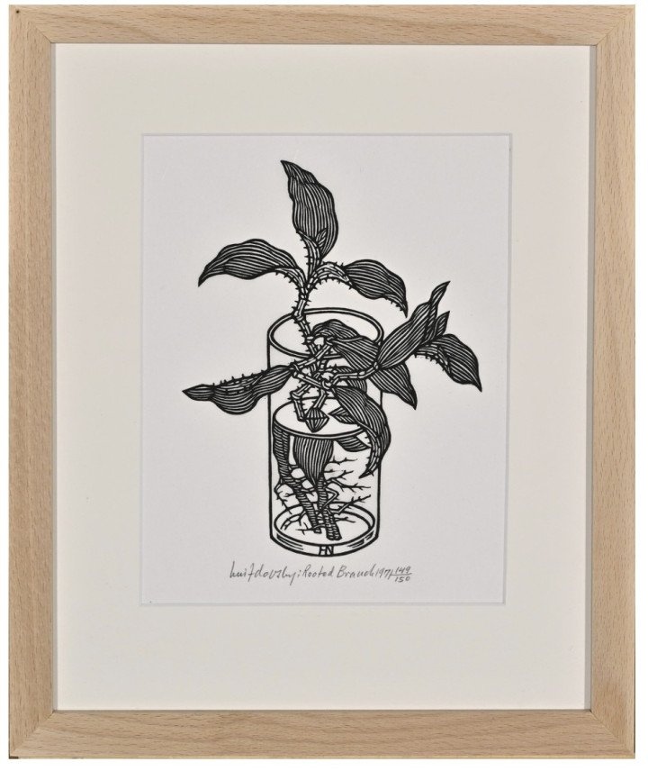 Вкорінена Гілка / Rooted Branch (1971) (Image Source: Auctria) Вкорінена Гілка / Rooted Branch (1971) (Image Source: Auctria)