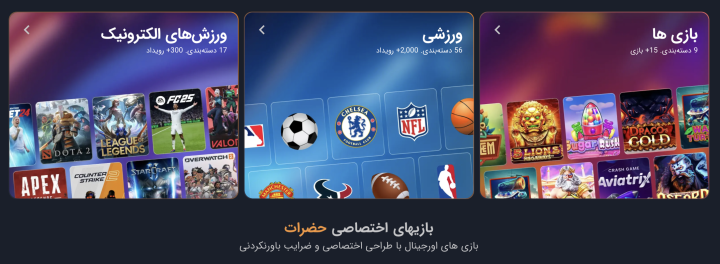 Promotional screenshot of the online gambling platform, which Reuters identified as part of a broader Farsi-language gambling network allegedly linked to Iran’s sanctions evasion operation. (Photo: open source)