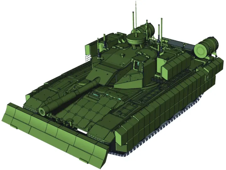 Shturm combat vehicle based on T-72 chassis. (Source: Andrei_bt) Shturm combat vehicle based on T-72 chassis. (Source: Andrei_bt)