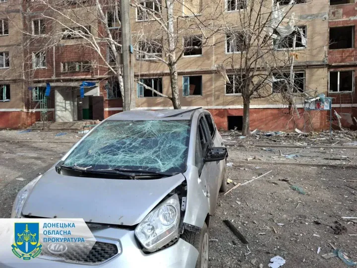 The aftermath of Russia’s shelling in Kramatorsk, Donetsk region, January 15, 2025. (Source: Office of the Prosecutor General in the Donetsk region) The aftermath of Russia’s shelling in Kramatorsk, Donetsk region, January 15, 2025. (Source: Office of the Prosecutor General in the Donetsk region)