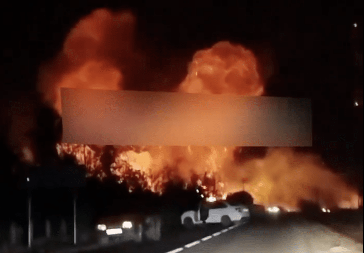 The Defense Forces of Ukraine successfully struck a Shahed drone storage base near the village of Oktyabrsky in Russia's Krasnodar region on October 9, 2024. (Source: Russian media) The Defense Forces of Ukraine successfully struck a Shahed drone storage base near the village of Oktyabrsky in Russia's Krasnodar region on October 9, 2024. (Source: Russian media)