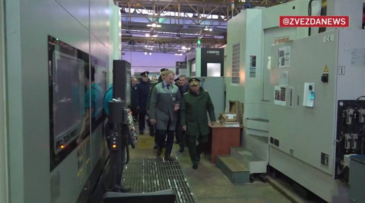 Chinese-made Hision machine tool reportedly used by Russian forces to produce UMPK bomb kits. (Photo: Russian media)