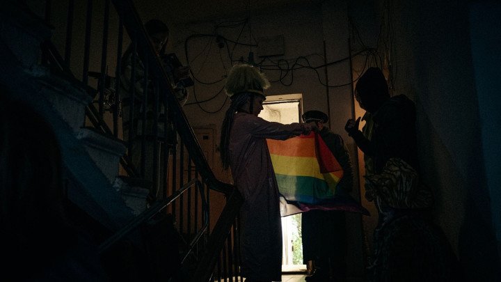 Still from the movie “Lessons of Tolerance.” Still from the movie “Lessons of Tolerance.”