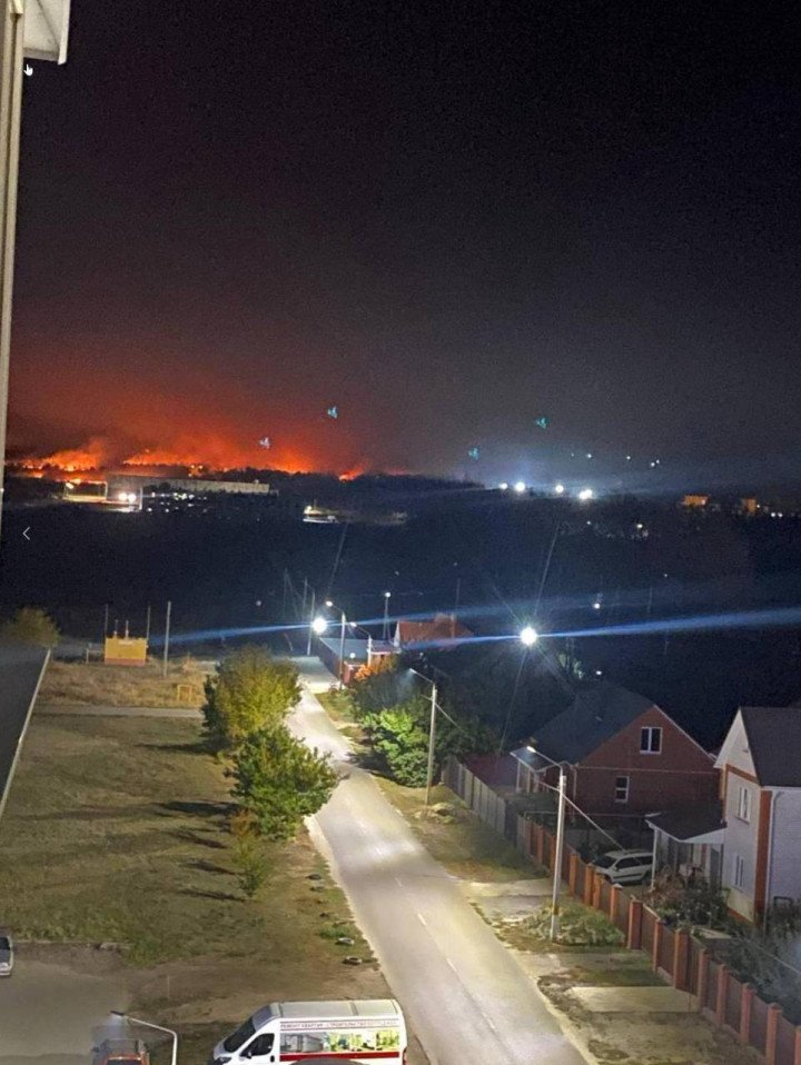 The aftermath of Ukraine’s reported striking Russia’s "Borisoglebsk" military airfield in Voronezh region. (Source: Russian media) The aftermath of Ukraine’s reported striking Russia’s "Borisoglebsk" military airfield in Voronezh region. (Source: Russian media)