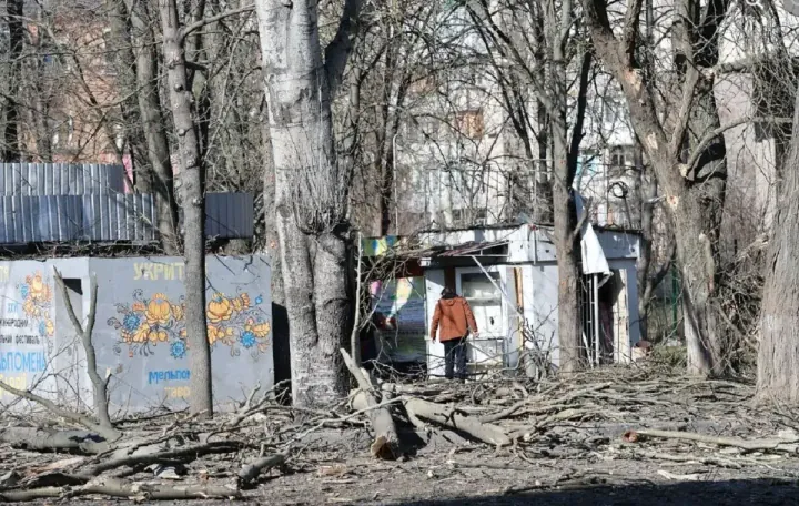 Result of the Shelling in Kherson. (Source: Ukrainian National Police) Result of the Shelling in Kherson. (Source: Ukrainian National Police)
