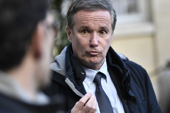French far-right party Debout la France (DLF) presidential candidate Nicolas Dupont-Aignan Photo by STEPHANE DE SAKUTIN/AFP via Getty)