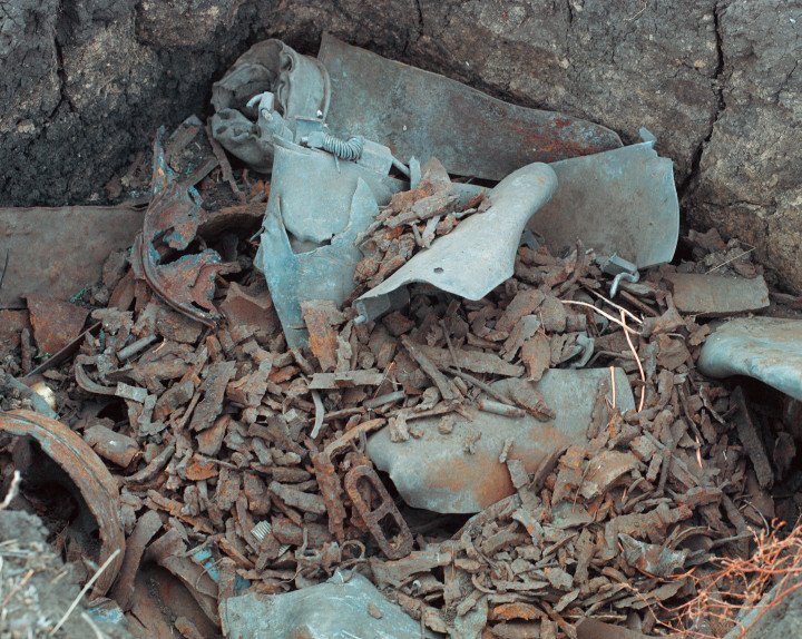 Detonated mines. Andriivka, Ukraine. October, 2025. Photo by Joshua Olley/UNITED24 Media.