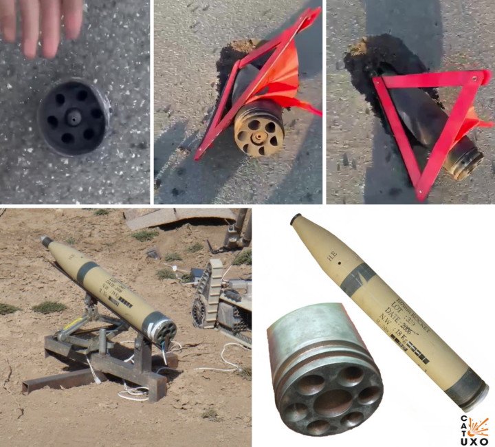 107mm Rocket Debris and Warhead. (Source: Defense Express) 107mm Rocket Debris and Warhead. (Source: Defense Express)