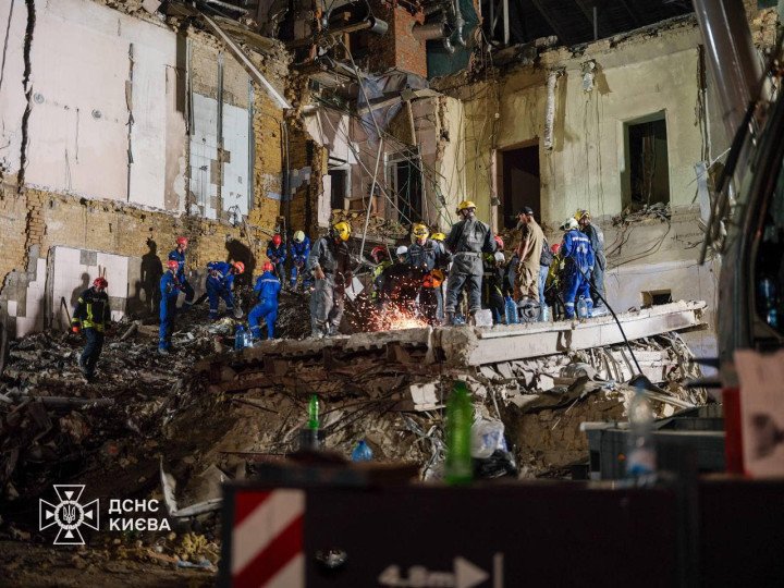 The aftermath of Russia’s attack on Kyiv, July 8, 2024. (Source: State Emergency Service of Ukraine in Kyiv) The aftermath of Russia’s attack on Kyiv, July 8, 2024. (Source: State Emergency Service of Ukraine in Kyiv)