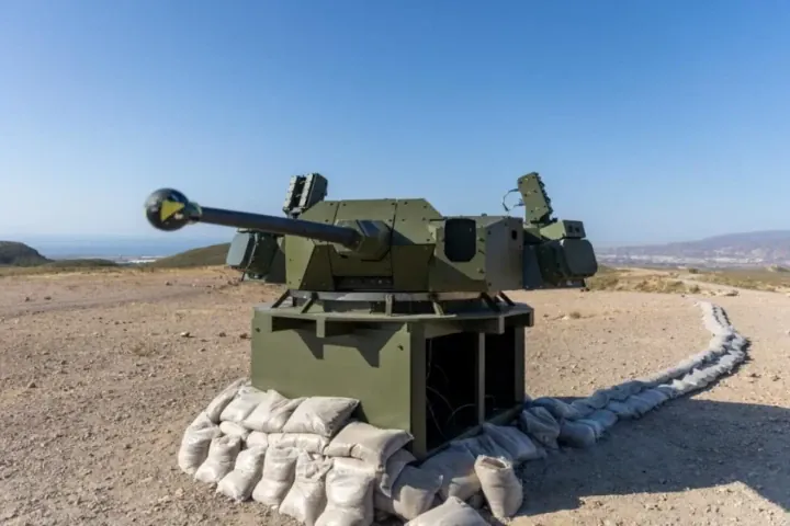 The Guardian 30 Remote-Controlled Combat Turret Developed by Spain’s Escribano Mechanical & Engineering (EM&E). (Source: EM&E)