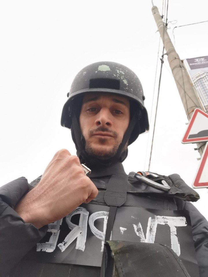 Antoni Lallican tomando un selfie. Foto: Antoni Lallican