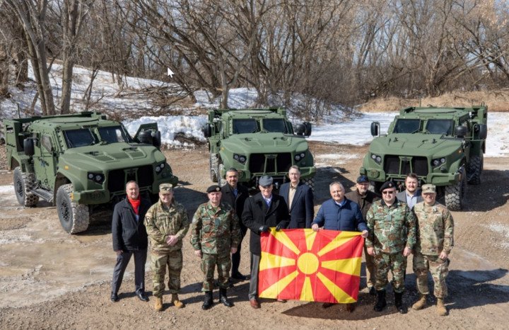 North Macedonia received its first JLTVs in 2022. (Photo: Ministry of Defense of North Macedonia) North Macedonia received its first JLTVs in 2022. (Photo: Ministry of Defense of North Macedonia)