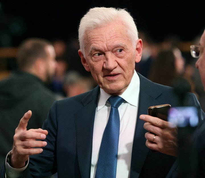 Russian businessman and billionaire Gennady Timchenko speaks during the Congress of Russian Geographic Society on October 23, 2025 in Moscow, Russia. (Photo by Contributor/Getty Images)
