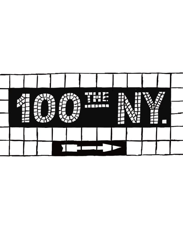Illustration by Ukrainian artist Sergiy Maidukov for The New Yorker’s centennial poster project, depicting the number “100” in the style of a New York subway mosaic. (Source: Sergiy Maidukov) Illustration by Ukrainian artist Sergiy Maidukov for The New Yorker’s centennial poster project, depicting the number “100” in the style of a New York subway mosaic. (Source: Sergiy Maidukov)