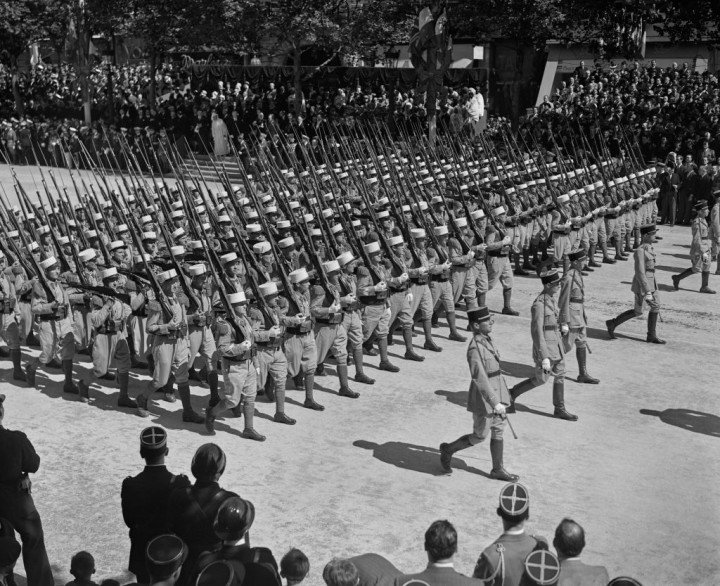 French Foreign Legion, 1939. Photo by Central Press/Hulton Archive/Getty Images French Foreign Legion, 1939. Photo by Central Press/Hulton Archive/Getty Images