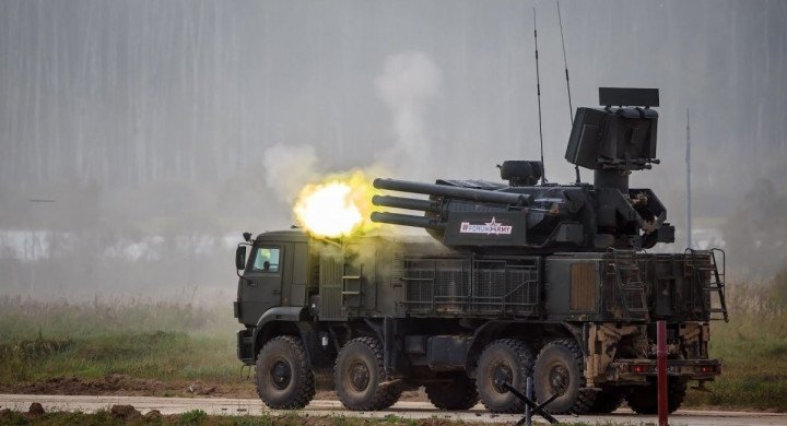 Russian Pantsir-S1 air defense system using interceptor missiles and anti-aircraft guns. (Photo: Open source) Russian Pantsir-S1 air defense system using interceptor missiles and anti-aircraft guns. (Photo: Open source)