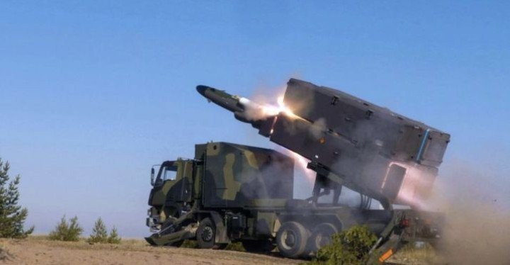 Launch of an RBS-15 anti-ship missile during a Finnish coastal defense exercise. (Source: Finnish Ministry of Defence) Launch of an RBS-15 anti-ship missile during a Finnish coastal defense exercise. (Source: Finnish Ministry of Defence)