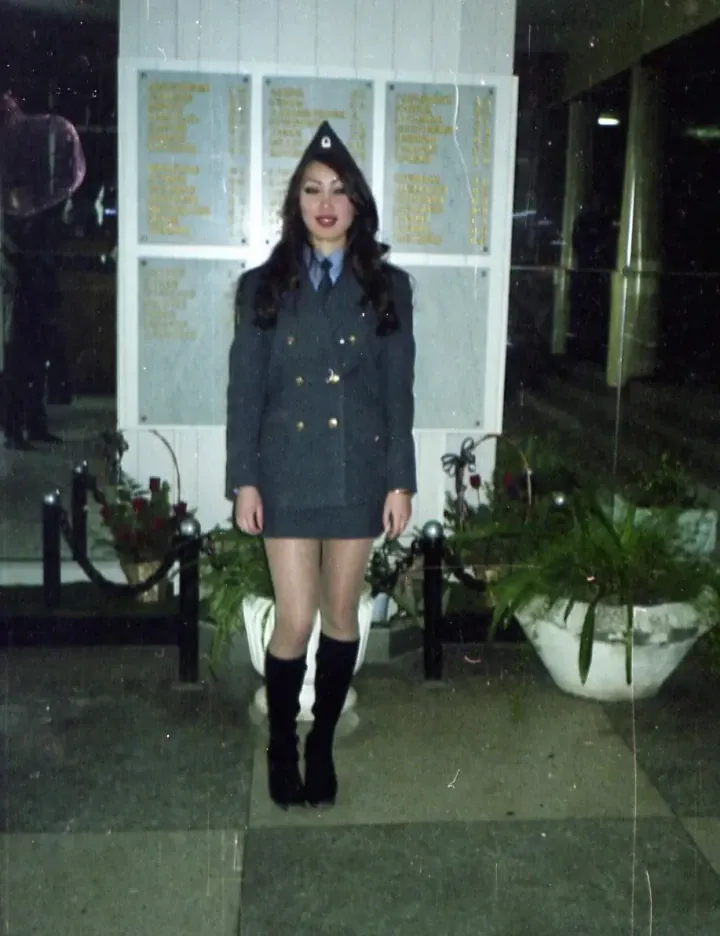 Imagen de archivo de Aliia Roza en uniforme durante su estancia en un programa de entrenamiento de inteligencia ruso. (Fuente: Nueva York)