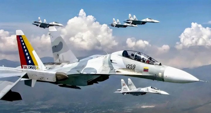 Su-30MKV multirole fighter aircraft operated by the Venezuelan Air Force. (Source: Defense Express)