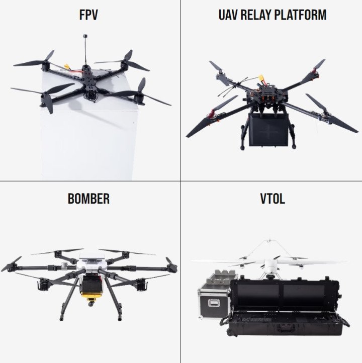 Drones by Trypillian Company. (Source: Militarnyi)
