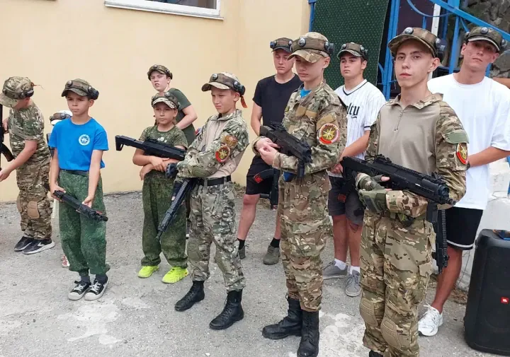 Ukrainian children undergoing “re-education” in Russian camps. Photo: Bring Kids Back UA