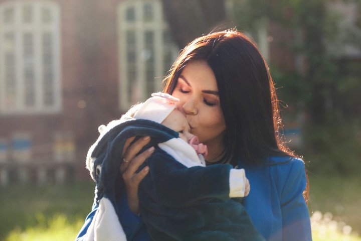 Olesia with baby Kira. Photo: Olesia Ostafiieva Olesia with baby Kira. Photo: Olesia Ostafiieva