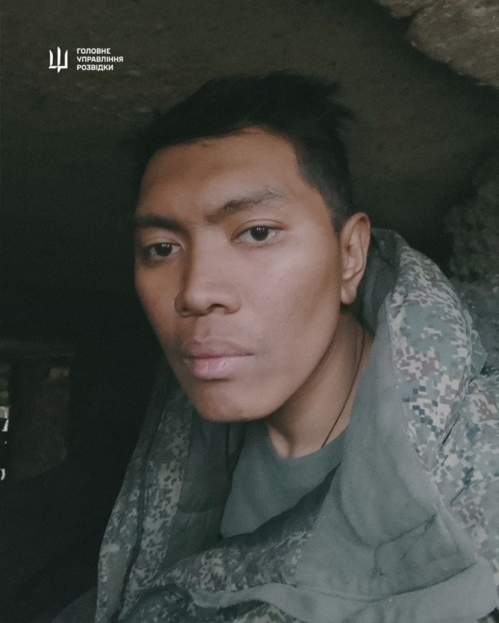 Foreign mercenary John Patrick who fought for Russian forces is seen in a wooded area. (Photo: HUR) Foreign mercenary John Patrick who fought for Russian forces is seen in a wooded area. (Photo: HUR)