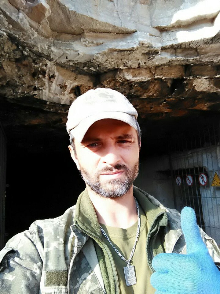 Kostiantyn Kostenko started his military service in the spring of 2014. A photo was taken in 2020. Photo: Hanna Kostenko