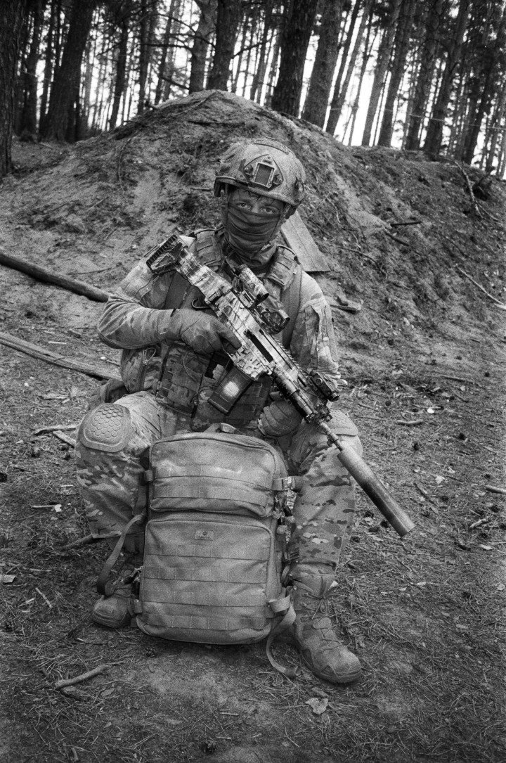 Ben, a former Afghan War veteran, now serves as a combat medic with the 3rd Assault Infantry. Ben, a former Afghan War veteran, now serves as a combat medic with the 3rd Assault Infantry.