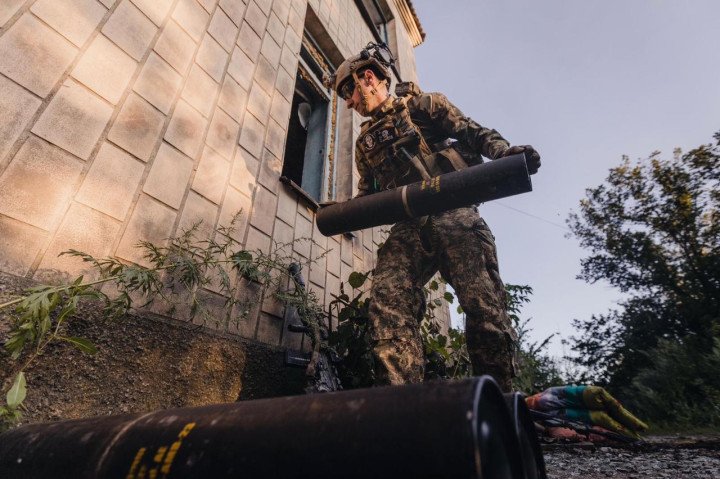 Stakhovsky in Toretsk, a city that became the scene of fierce fighting. Photo: provided by Serhiy Stakhovsky. 