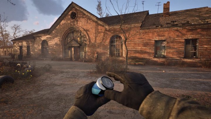 A screenshot from STALKER 2: Heart of Chornobyl showing a character opening a can of Non Stop, a real Ukrainian energy drink—an authentic Easter egg connecting the game to modern Ukrainian culture. A screenshot from STALKER 2: Heart of Chornobyl showing a character opening a can of Non Stop, a real Ukrainian energy drink—an authentic Easter egg connecting the game to modern Ukrainian culture.