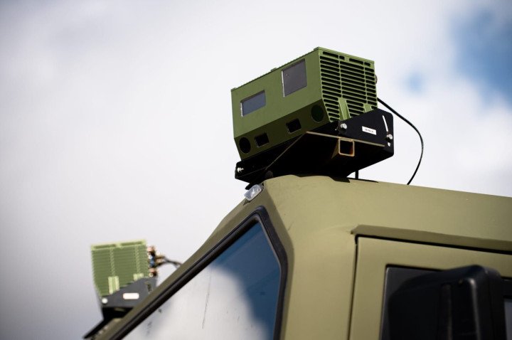 Autonomous IVECO trucks near defense testing grounds. (Source: Sener Aerospace & Defence) Autonomous IVECO trucks near defense testing grounds. (Source: Sener Aerospace & Defence)