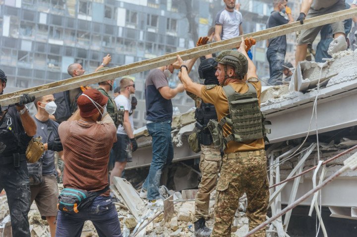 The aftermath of Russia’s attack on Children’s Hospital “Ohmatdyt”, Kyiv, July 8, 2024.(Source: Volodymyr Zelenskyy/X) The aftermath of Russia’s attack on Children’s Hospital “Ohmatdyt”, Kyiv, July 8, 2024.(Source: Volodymyr Zelenskyy/X)