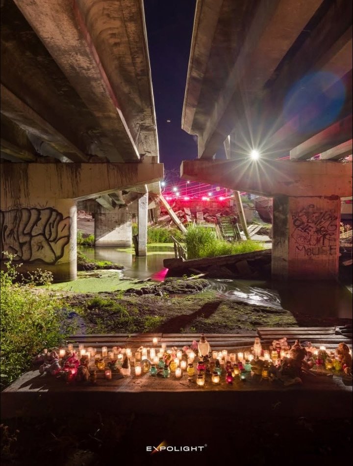 Ukrainian Memorial “Road of Life” by Mykola Kabluka. (Source: Mykola Kabluka/Instagram)