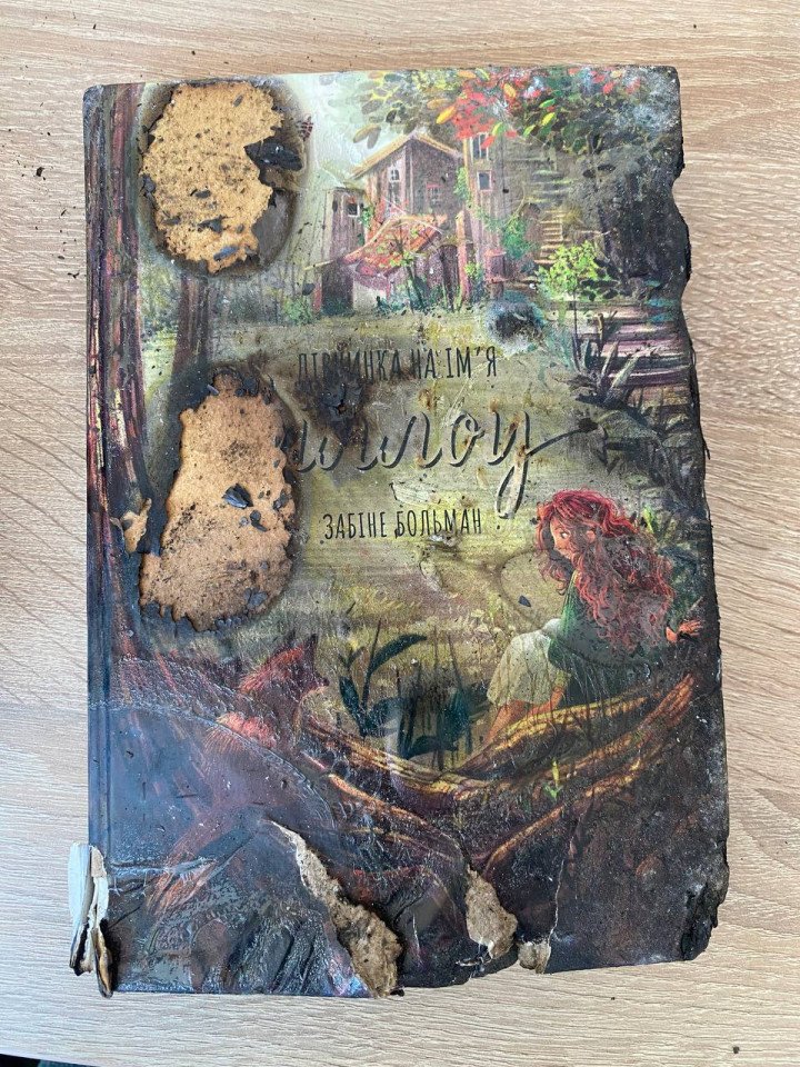 Damaged BookChef books following Russian attacks. (Source: BookChef Publishing House Press Center) Damaged BookChef books following Russian attacks. (Source: BookChef Publishing House Press Center)