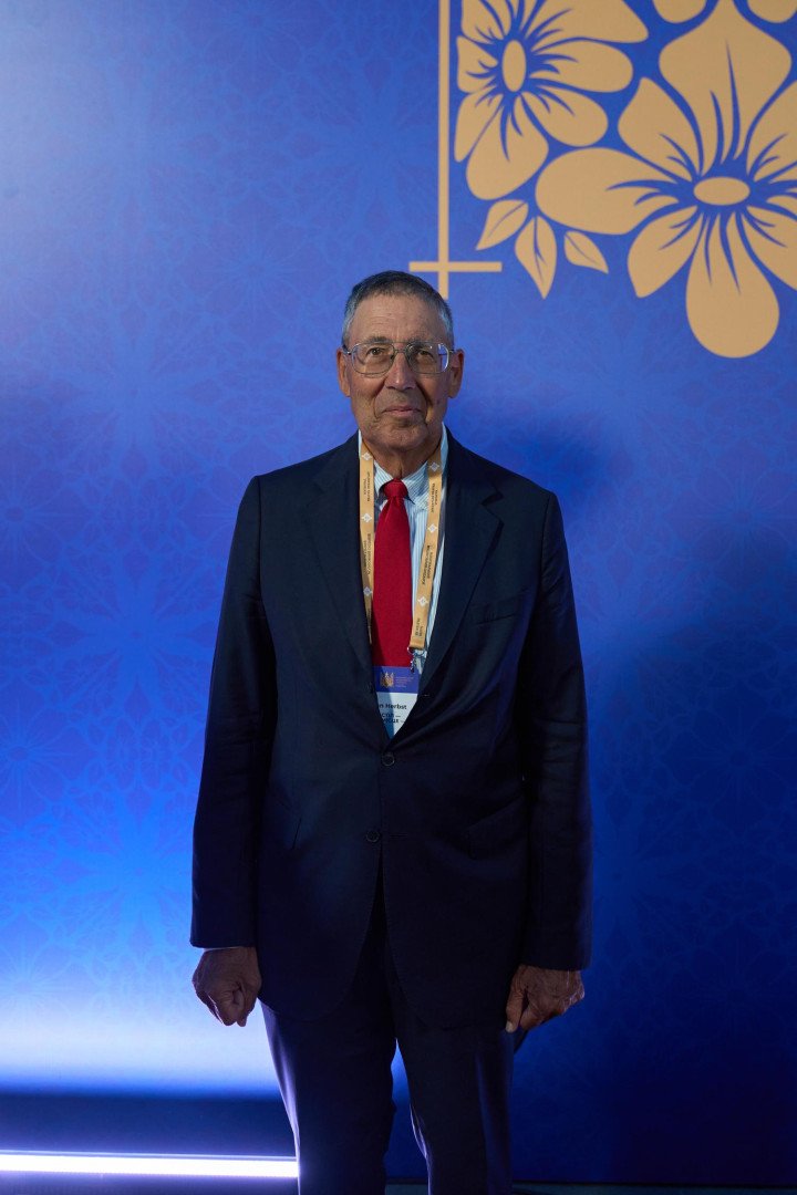 John Herbst, senior director of the Atlantic Council’s Eurasia Center and a former US ambassador to Ukraine during National Prayer Breakfast of Ukraine in Kyiv on August 23, 2026. (Source: Mykyta Shandyba/UNITED24 Media)