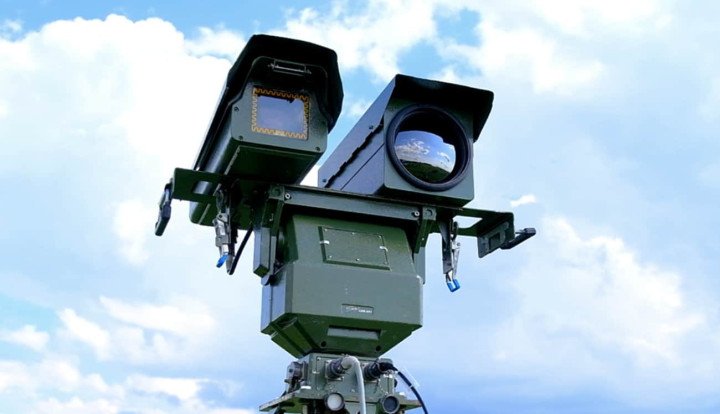 A Murom-M electro-optical surveillance system similar to the one Ukrainian border guards said they destroyed in the newly released strike video. (Photo: SavunmaTR/X)