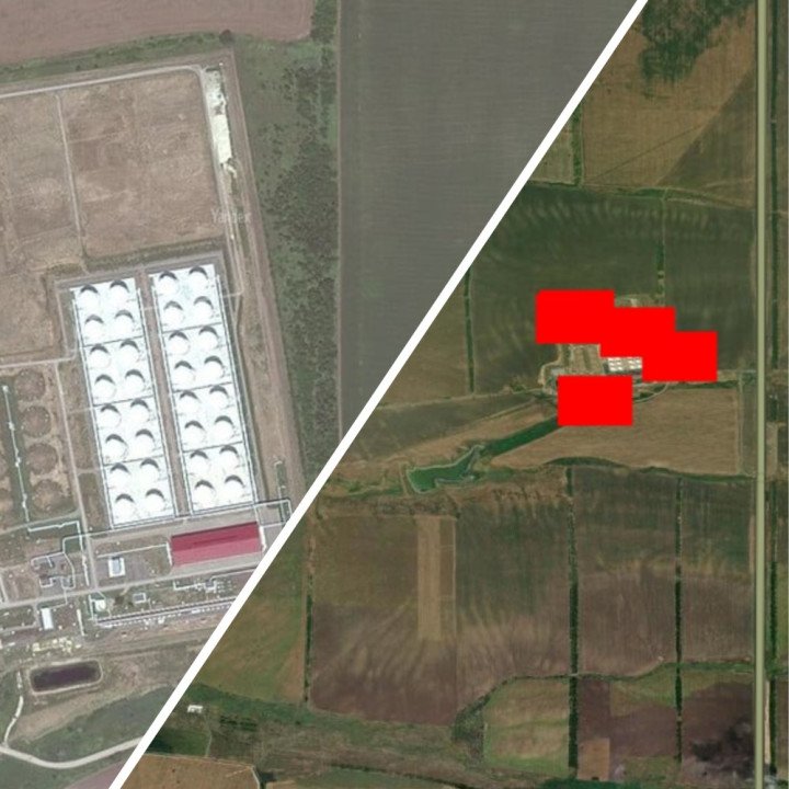 Satellite image shows abnormal heat signatures at the Atlas facility, detected by NASA’s FIRMS. Satellite image shows abnormal heat signatures at the Atlas facility, detected by NASA’s FIRMS.