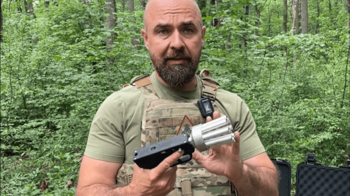 Ukrainian net gun Ptashka. (Source: Ukrainska Pravda)