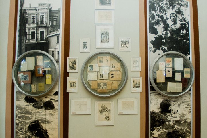 Exposition hall dedicated to literature in Odesa during World War II. (Source: Odesa Literary Museum) Exposition hall dedicated to literature in Odesa during World War II. (Source: Odesa Literary Museum)