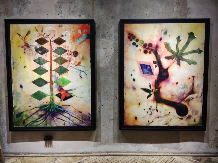 Works by Pavlo Makov on display at the presentation of his new book, Abracadabra. January 19, 2026, Kyiv, Ukraine. (Photo: UNITED24 Media) Pavlo Makov, Abracadabra