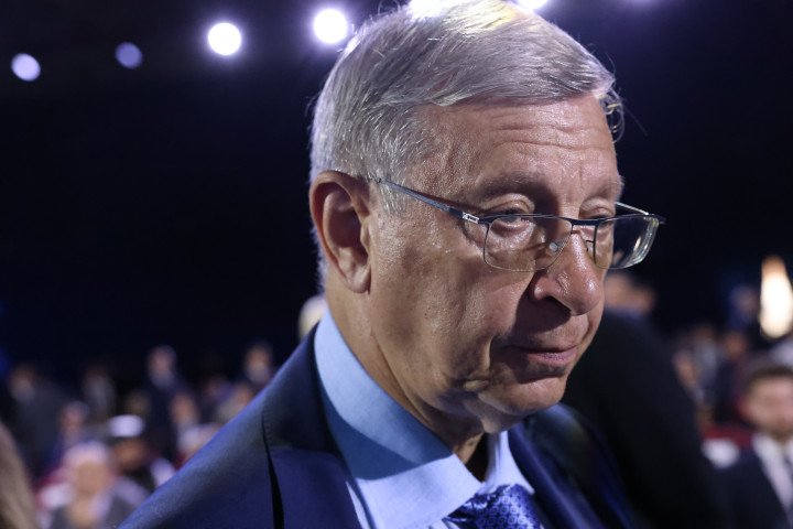 Russian businessmen and billionaire Vladimir Yevtushenkov prior to the plenary session of the 2025 Eastern Economic Forum, on September 5, 2025, in Vladivostok, Russia. (Source: Contributor via Getty Images)