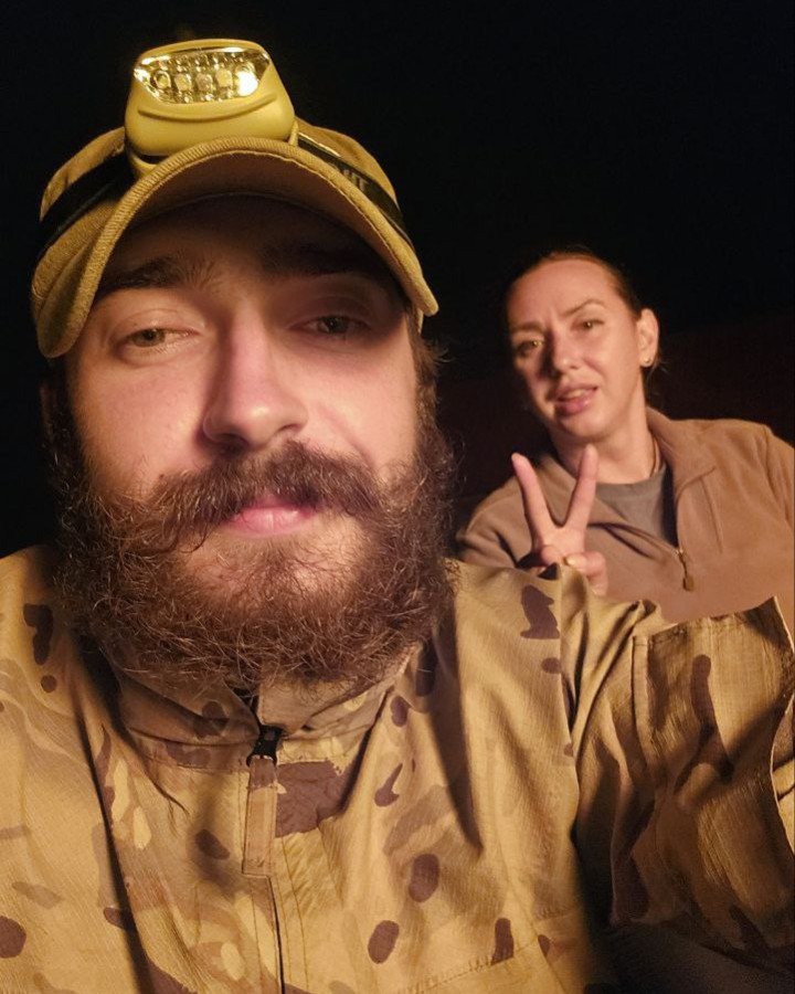 Dmytro (L) and Olha (R). (Source: Dmytro’s personal archive)