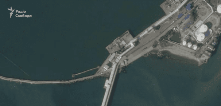 Oil Terminal, Tuapse, Russia on October 1, 2025. (Source: Radio Svoboda)