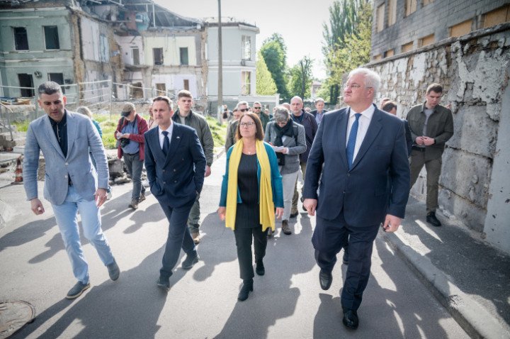 Visit of the Ministers of Defense and Foreign Affairs of Luxembourg to Kyiv, April 30, 2025. (Source: Ministry of Foreign Affairs of Ukraine) Visit of the Ministers of Defense and Foreign Affairs of Luxembourg to Kyiv, April 30, 2025. (Source: Ministry of Foreign Affairs of Ukraine)
