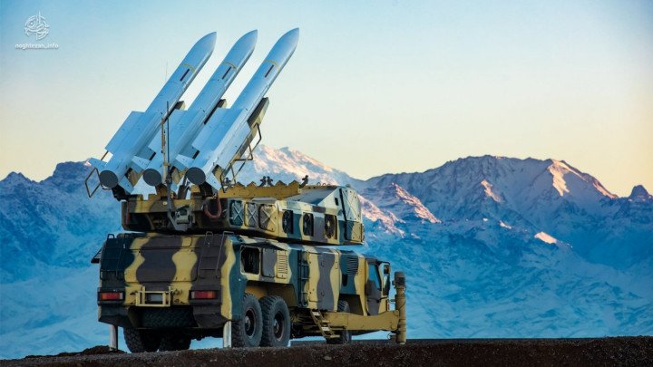 Iranian Sevom Khordad air defense system with surface-to-air missiles positioned in a mountainous area. (Photo: Open source)